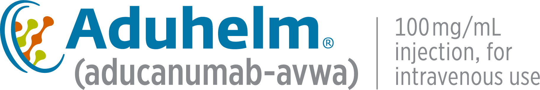 Logo for ADUHELM® (aducanumab-avwa)